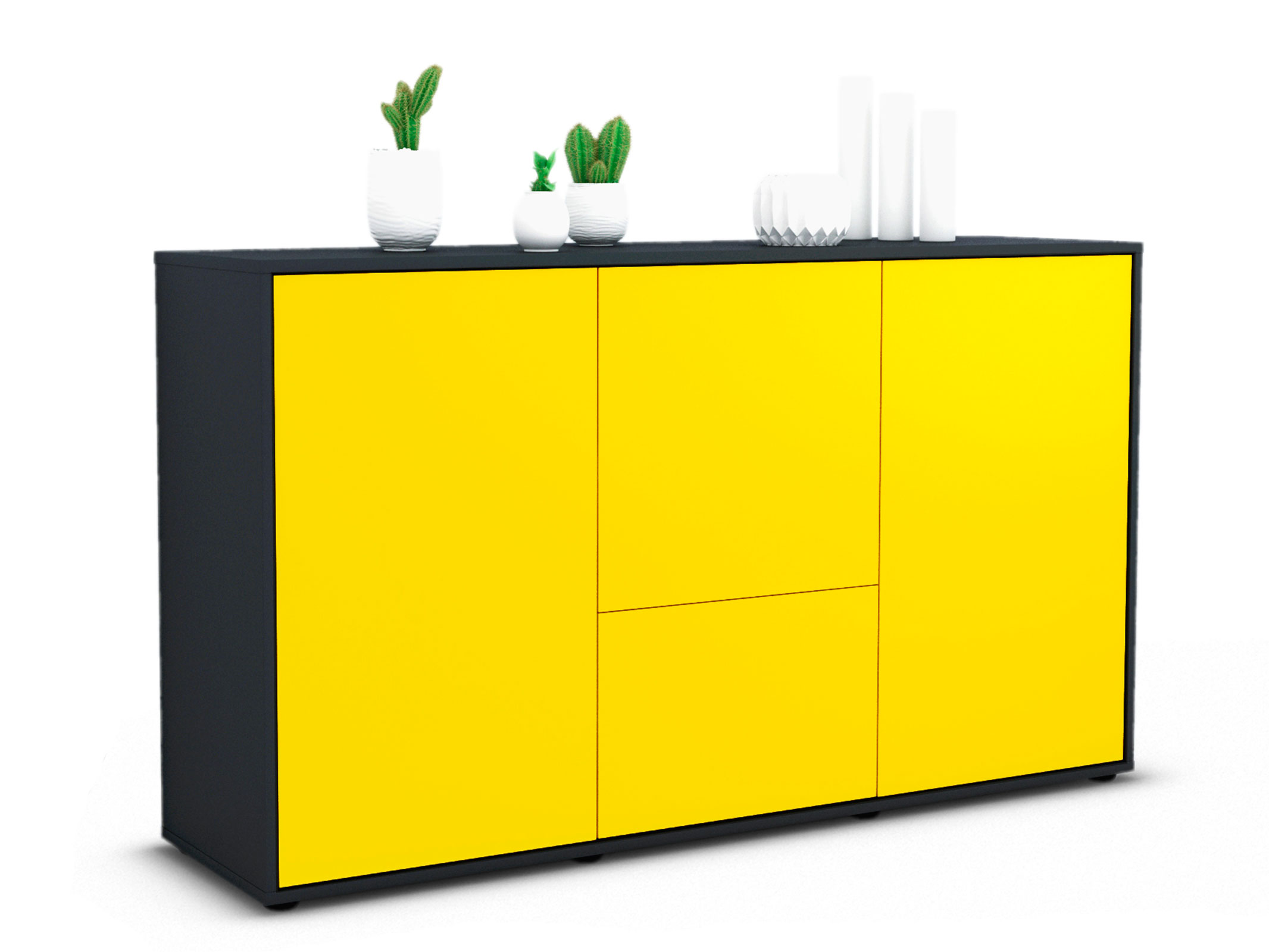 Sideboard Diana, Anthrazit matt Farb-Design (136x79x35cm)